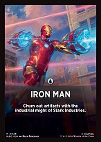Iron Man - Marvel Super Heroes Jumpstart Front Cards