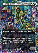 Mikey & Leo, Chaos & Order - Teenage Mutant Ninja Turtles - Borderless