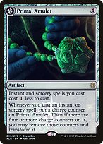 Primal Amulet // Primal Wellspring - XLN Treasure Chest - Promo Foil