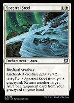Spectral Steel - Wilds of Eldraine Commander