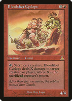 Bloodshot Cyclops - Urza's Destiny