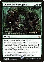 Uncage the Menagerie - Hour of Devastation Promos - Promo Foil