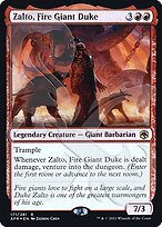 Zalto, Fire Giant Duke - Adventures in the Forgotten Realms Promos