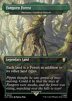 Fangorn Forest (Yavimaya, Cradle of Growth) - Tales of Middle-earth Commander - Surge Foil