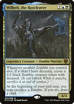 Wilhelt, the Rotcleaver - Midnight Hunt Commander Display Commanders - Etched Foil