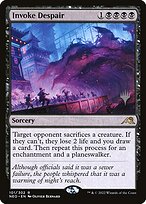 Invoke Despair - Kamigawa: Neon Dynasty Promos