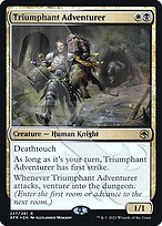 Triumphant Adventurer - Adventures in the Forgotten Realms Promos
