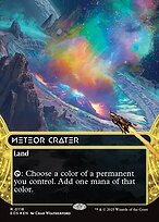 Meteor Crater - Edge of Eternities: Stellar Sights - Galaxy Foil, Borderless