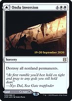 Ondu Inversion // Ondu Skyruins - Zendikar Rising Promos - Promo Foil