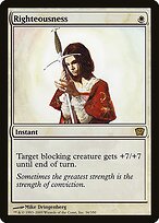 Righteousness - Ninth Edition - Promo Foil