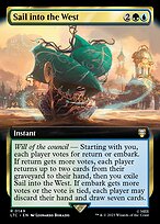 Sail into the West - Tales of Middle-earth Commander - Extended Art