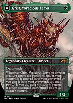 Grist, Voracious Larva // Grist, the Plague Swarm - Modern Horizons 3 - Textured Foil