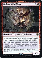 Delina, Wild Mage - Adventures in the Forgotten Realms Promos - Promo Foil