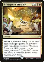 Widespread Brutality - War of the Spark Promos - Promo Foil