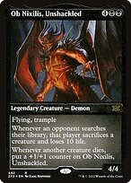 Ob Nixilis, Unshackled - Double Masters 2022 - Etched Foil