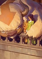 Aang and Katara - Avatar: the Last Airbender Eternal Art Cards - Borderless