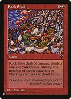 Rock Slide - The List