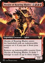 Myojin of Roaring Blades - Neon Dynasty Commander