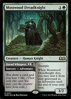 Mosswood Dreadknight // Dread Whispers - Wilds of Eldraine