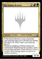 The Zonian Brawler - Unknown Event