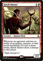 Harsh Mentor - Amonkhet Promos - Promo Foil