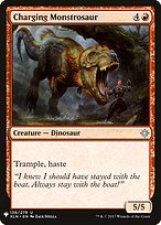 Charging Monstrosaur - The List