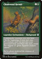 Cloakwood Hermit - Commander Legends: Battle for Baldur's Gate - Etched Foil