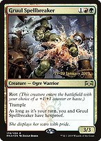 Gruul Spellbreaker - Ravnica Allegiance Promos - Promo Foil