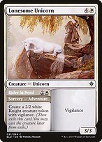 Lonesome Unicorn // Rider in Need - Throne of Eldraine