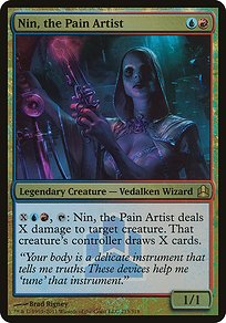 Nin, the Pain Artist - Commander 2011 Launch Party - Promo Foil