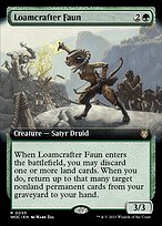 Loamcrafter Faun - Wilds of Eldraine Commander - Extended Art