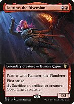 Laurine, the Diversion - Crimson Vow Commander - Extended Art