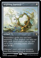 Inspiring Statuary - Commander Masters - Etched Foil