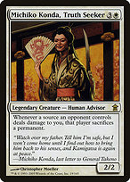 Michiko Konda, Truth Seeker - Saviors of Kamigawa