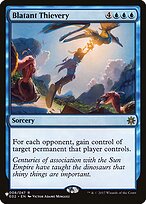 Blatant Thievery - The List