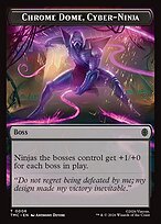 Chrome Dome, Cyber-Ninja - Teenage Mutant Ninja Turtles Eternal Tokens