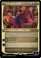 Commodore Guff - Commander Masters - Etched Foil