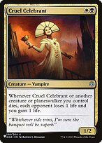 Cruel Celebrant - The List