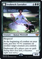 Avabruck Caretaker // Hollowhenge Huntmaster - Innistrad: Crimson Vow Promos - Promo Foil