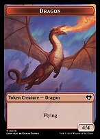 Dragon - Commander Masters Tokens