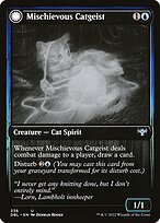 Mischievous Catgeist // Catlike Curiosity - Innistrad: Double Feature