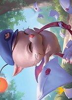 Delivery Moogle - Final Fantasy Art Series - Borderless