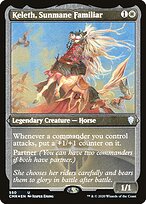 Keleth, Sunmane Familiar - Commander Legends - Etched Foil