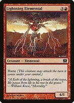 Lightning Elemental - Ninth Edition