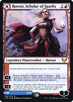 Rowan, Scholar of Sparks // Will, Scholar of Frost - Strixhaven: School of Mages Promos - Promo Foil