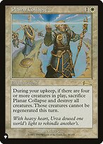 Planar Collapse - The List