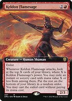 Keldon Flamesage - Dominaria United - Extended Art