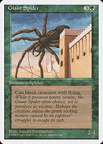 Giant Spider - Fourth Edition