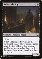 Balustrade Spy - The List