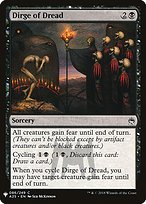 Dirge of Dread - The List